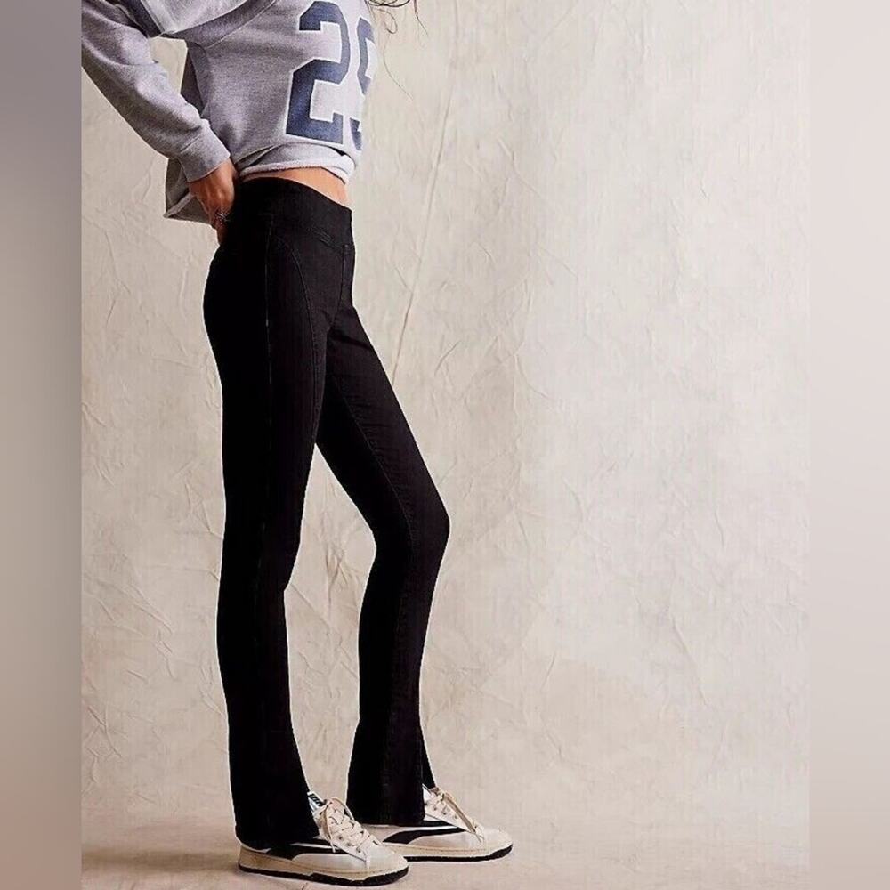 NWT We The Free Double Dutch Pull-On Slit Skinny Jeans